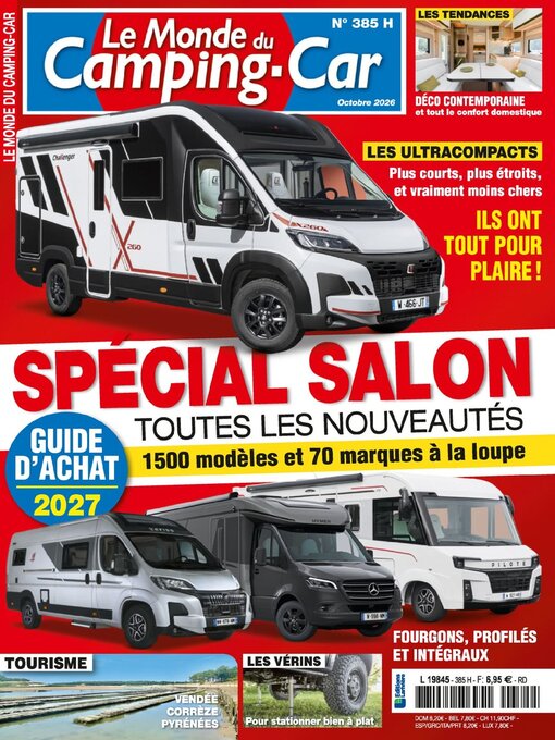 Cover image for Le monde du camping-car